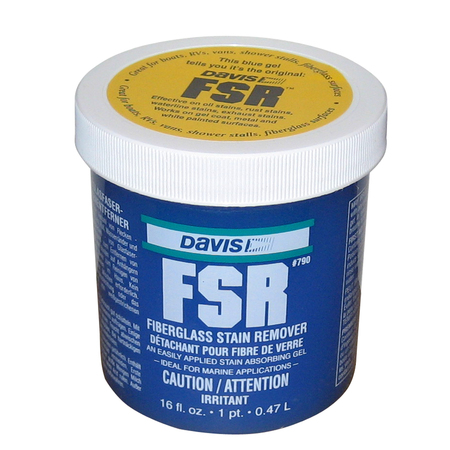 DAVIS INSTRUMENTS FSR Fiberglass Stain Remover - 16oz 790